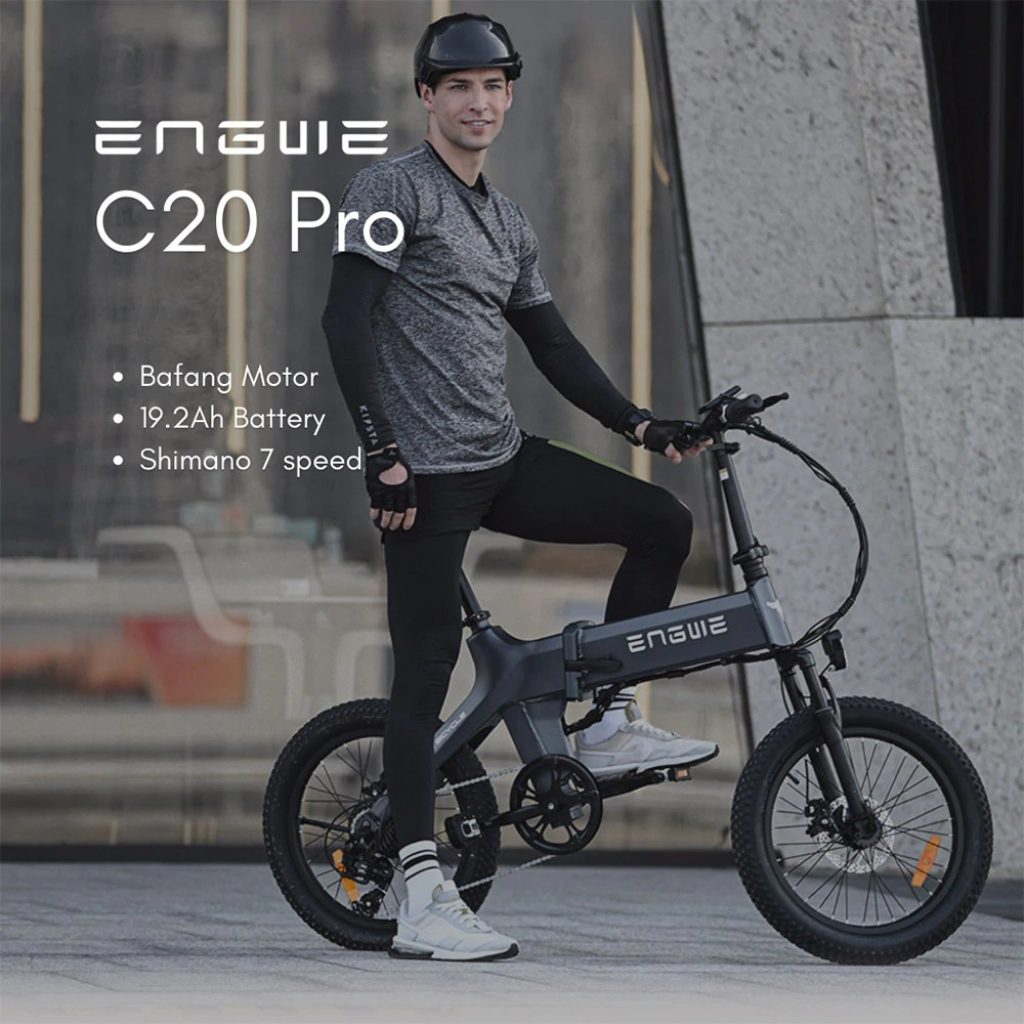 banggood, coupon, buybestgear, Engwe-C20-Pro-250W-20-Inch-Folding-Electric-Bike
