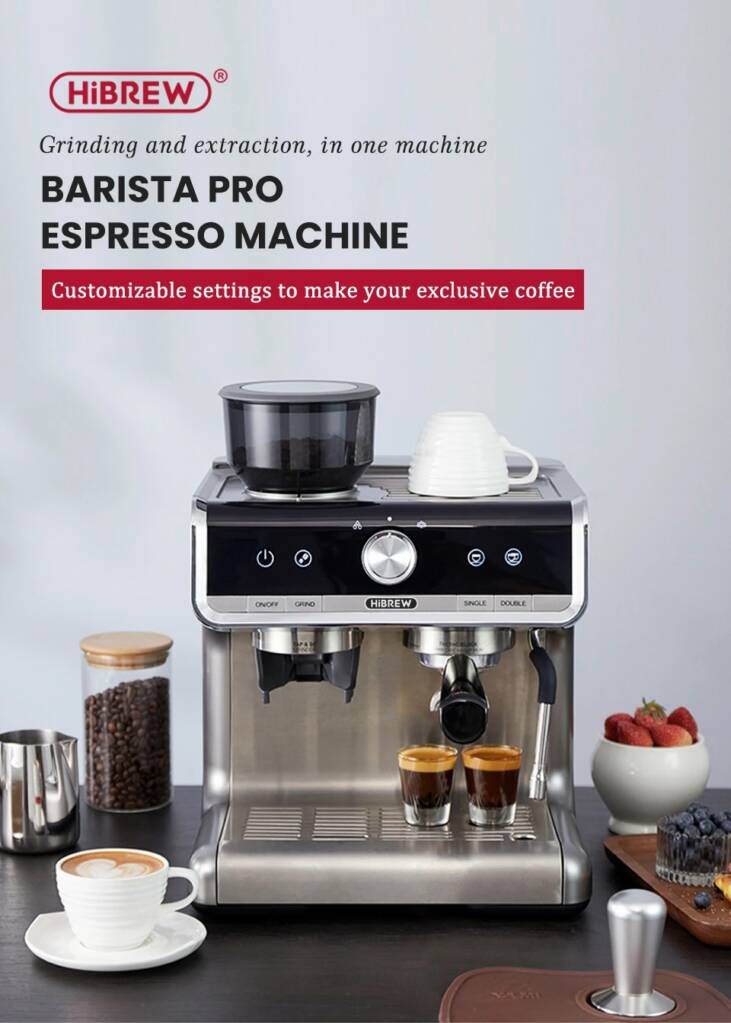 coupon, banggood, HiBREW-CM5020-Barista-Pro-19Bar-Conical-Burr-Grinder-Bean-to-Espresso-Commercial-Level-Espresso-Maker-1