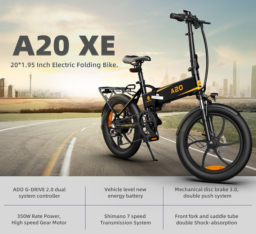 coupon, geekbuying, ADO-A20-XE-Electric-Bike