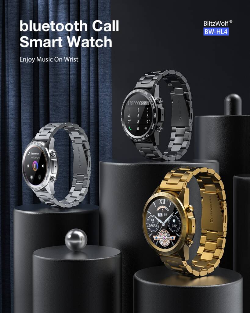 coupon, banggood, BlitzWolf®-BW-HL4-Smart-Watch
