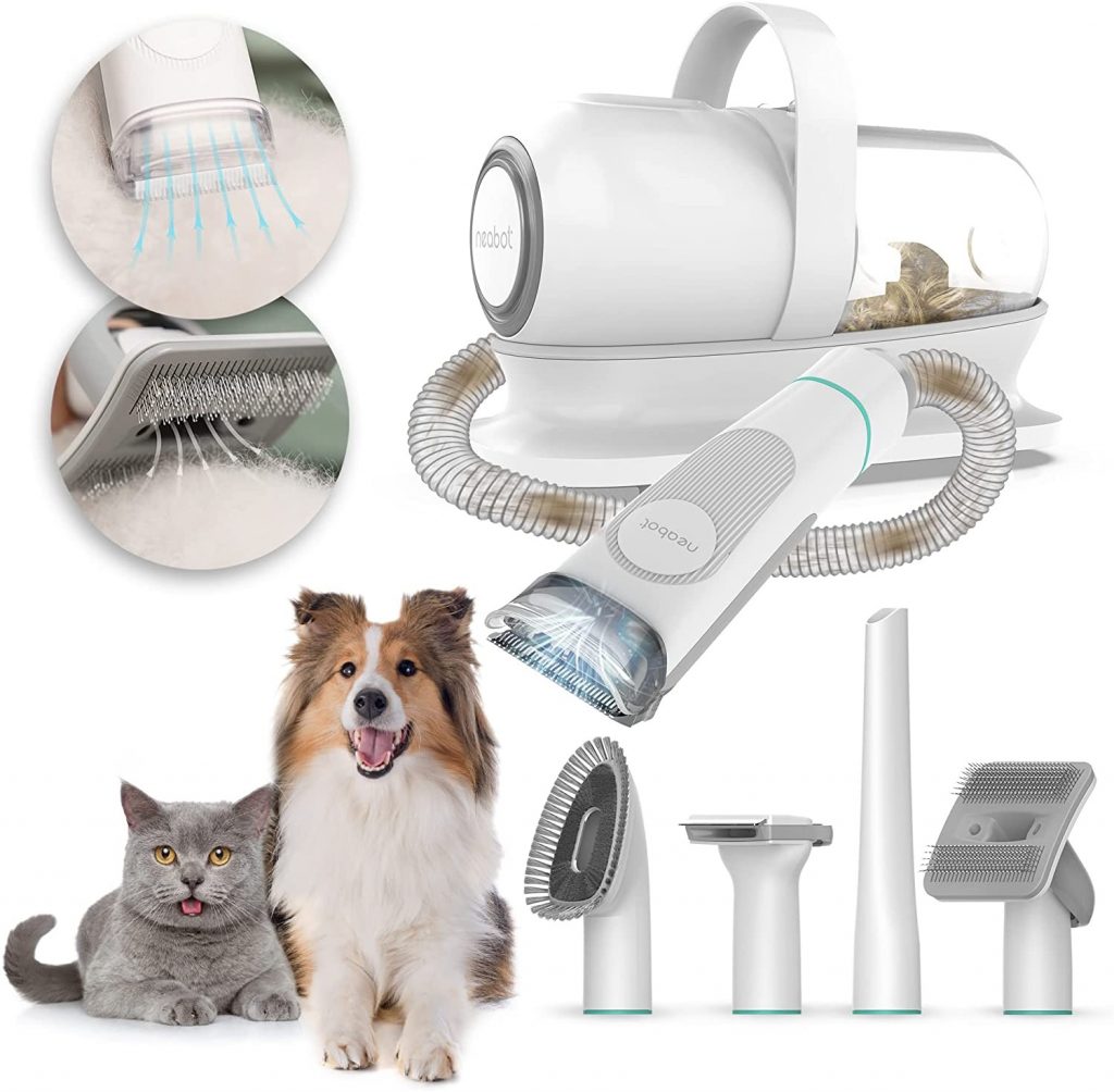 gshopper, geekmaxi, coupon, geekbuying, Neabot-P1-Pro-Dog-Clipper-with-Pet-Hair-Vacuum-Cleaner