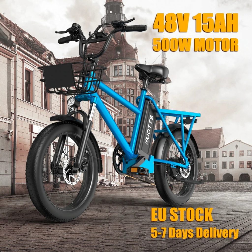 geekbuying, kupón, buybestgear, Duotts-C20-Electric-Bicycle-Cargo-Bike