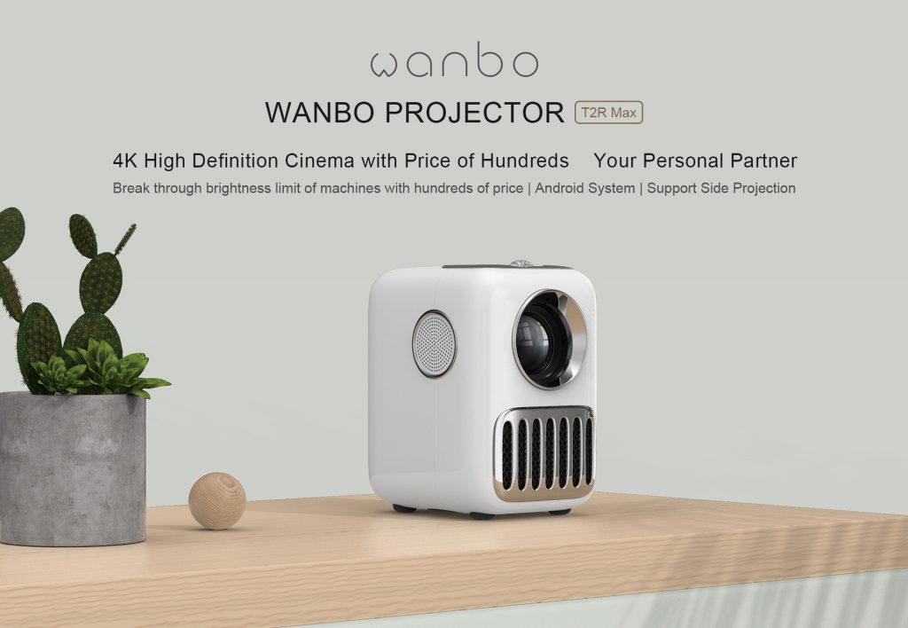 tomtop, kupon, banggood, Wanbo-T2R-1080P-Android-Projector