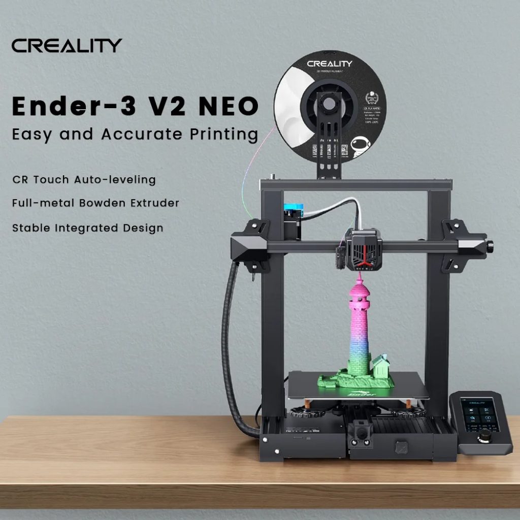 tomtop, coupon, geekbuying, Creality-Ender-3-V2-Neo-3D-Printer