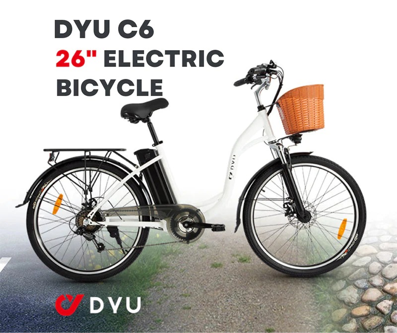gshopper, banggood, coupon, buybestgear, DYU-C6-Electric-Bike