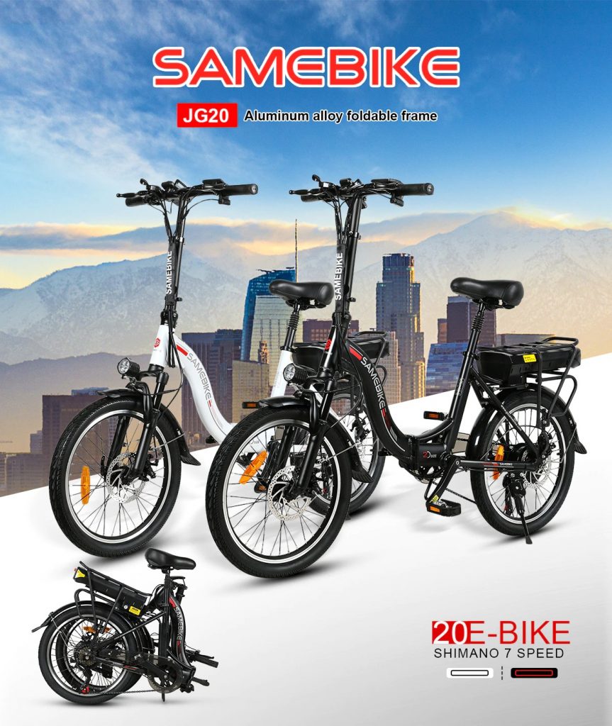 buybestgear, coupon, gshopper, SAMEBIKE-JG20-Folding-Electric-Bike
