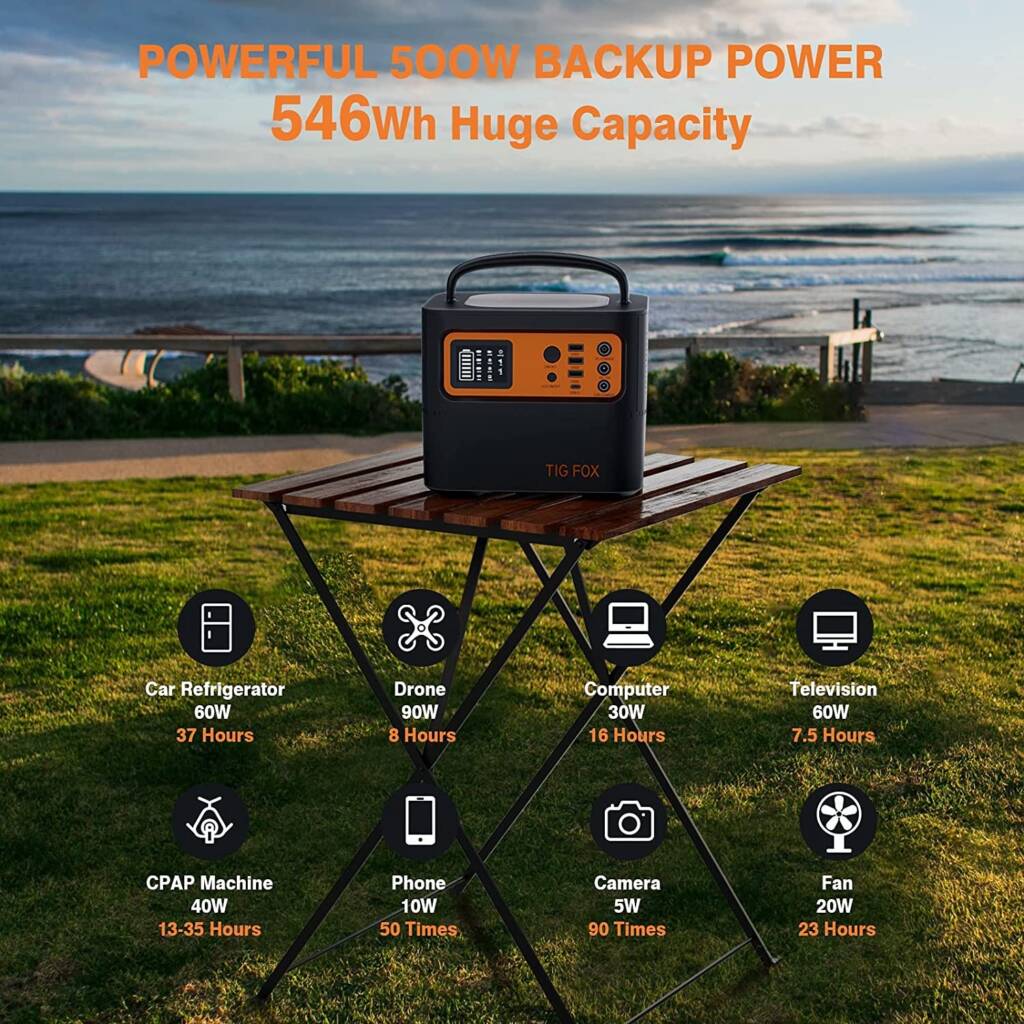 coupon, gshopper, TIG-FOX-540Wh-150000mAh-LED-Portable-Outdoor-Power-Station