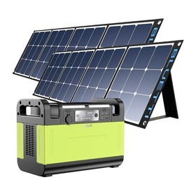 coupon, geekbuying, CTECHi-GT1500-1500W-Portable-Power-Station-2-x-BLUETTI-SP120-120W-Solar-Panels
