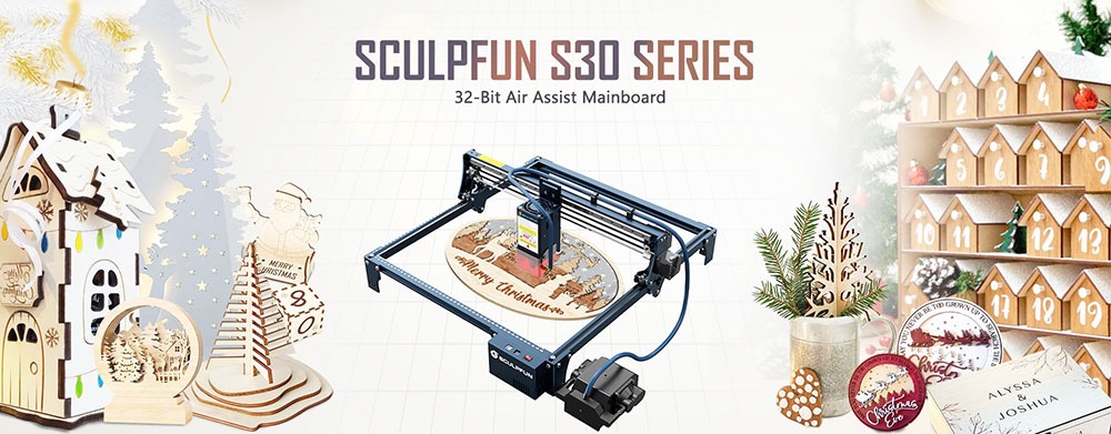 coupon, tomtop, SCULPFUN-S30-5W-Laser-Engraver