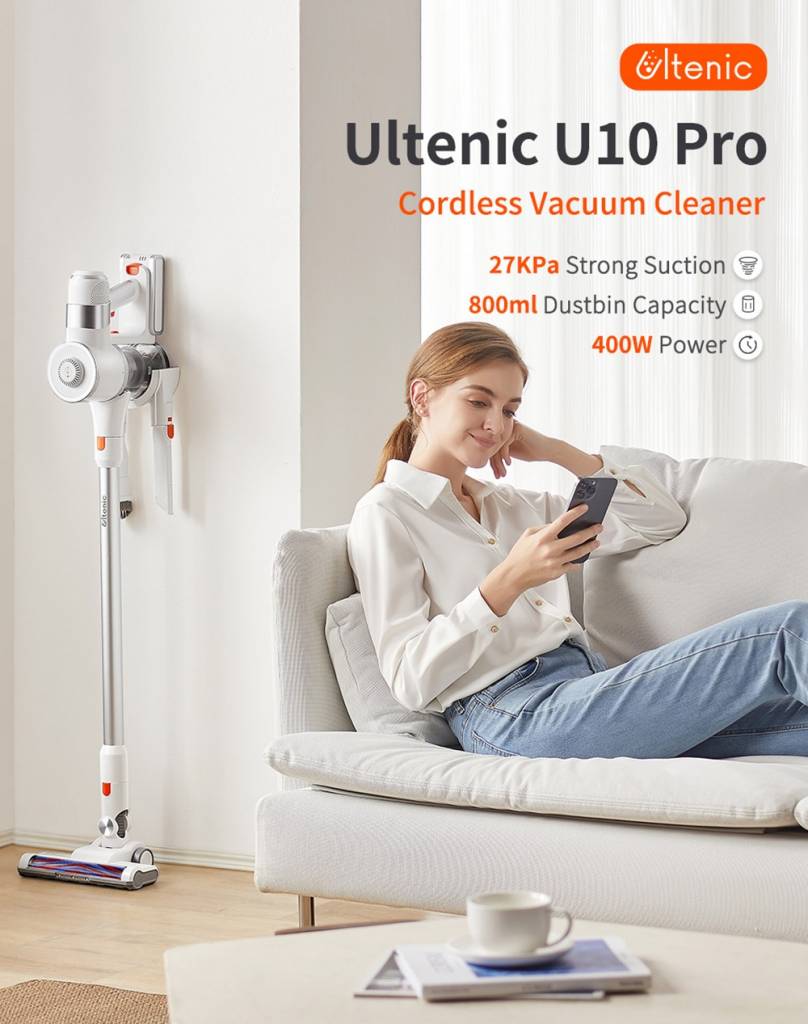 banggood, coupon, geekbuying, Ultenic-U10-Pro-Cordless-Vacuum-Cleaner