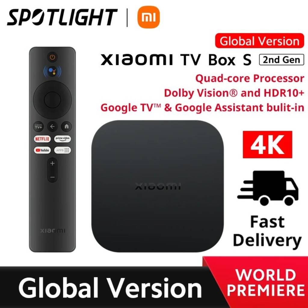 gshopper, coupon, aliexpress, Xiaomi-Mi-TV-Box-S-2nd-Gen