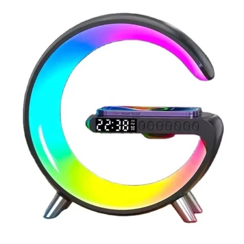 gshopper, coupon, banggood, Bakeey-N69-RGB-Lamp-Wireless-Light-15W-Fast-Wireless-Charger-Phone-Holder-with-bluetooth-Speaker