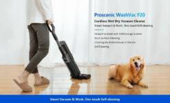 banggood, coupon, geekbuying, Proscenic-WashVac-F20-Cordless-Wet-Dry-Vacuum-Cleaner
