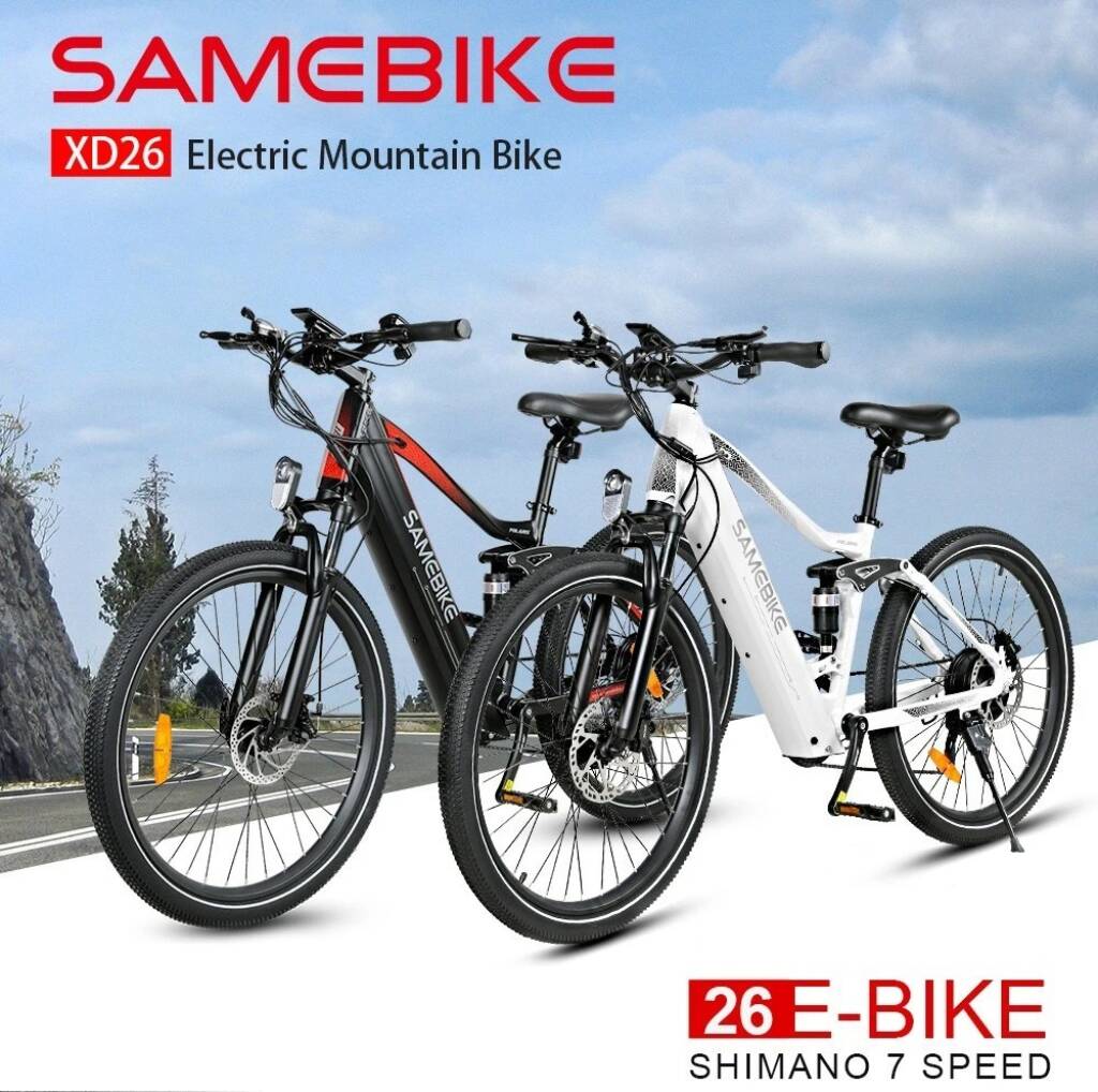 banggood, coupon, geekbuying, SAMEBIKE-XD26-Electric-Bike
