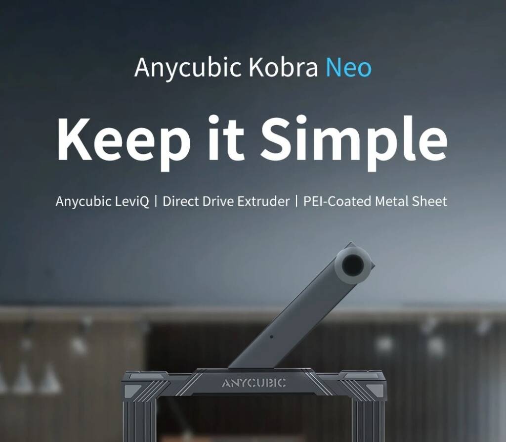 banggood, coupon, geekbuying, Anycubic-Kobra-Neo-3D-Printer