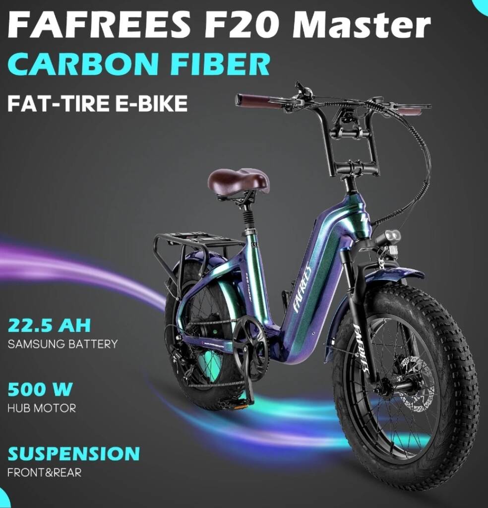 geekbuying, coupon, buybestgear, Fafrees-F20-Master-Electric-Bike-1