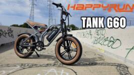 banggood, coupon, tomtop, HAPPYRUN-TANK-G60-Electric-Bike