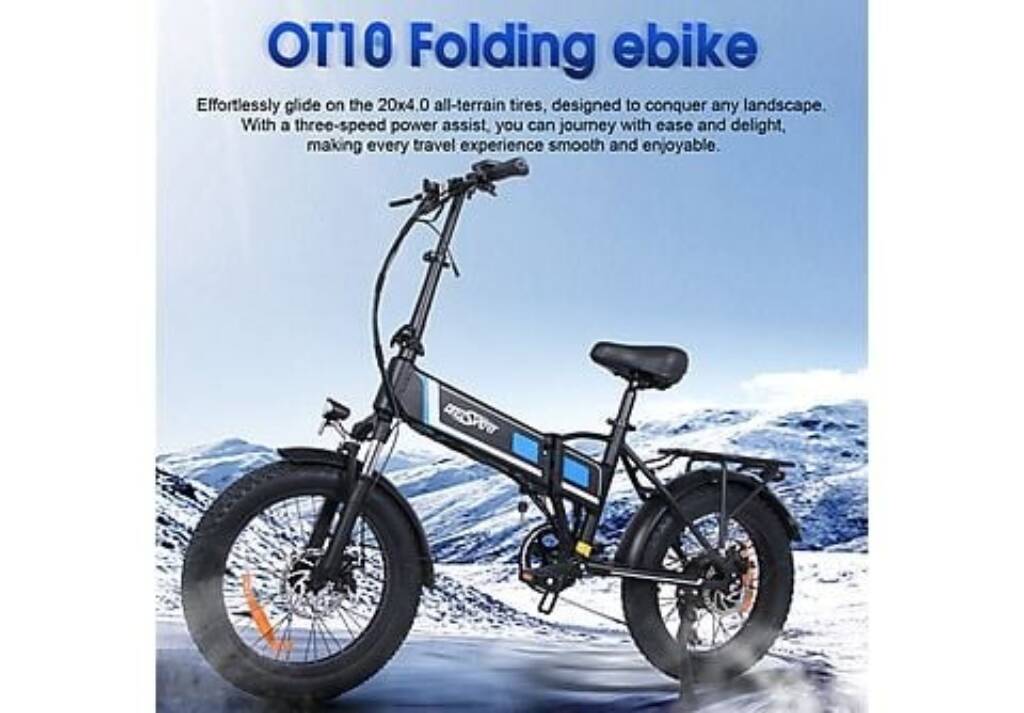 geekbuying, coupon, banggood, ONESPORT-OT10-Folding-Electric-Bicycle