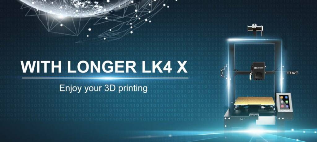 geekbuying, coupon, banggood, LONGER-LK4-X-3D-Printer