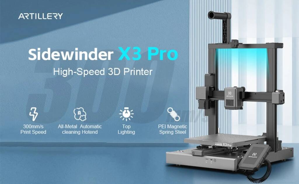 aliexpress, coupon, geekbuying, Artillery-Sidewinder-X3-Pro-3D-Printer