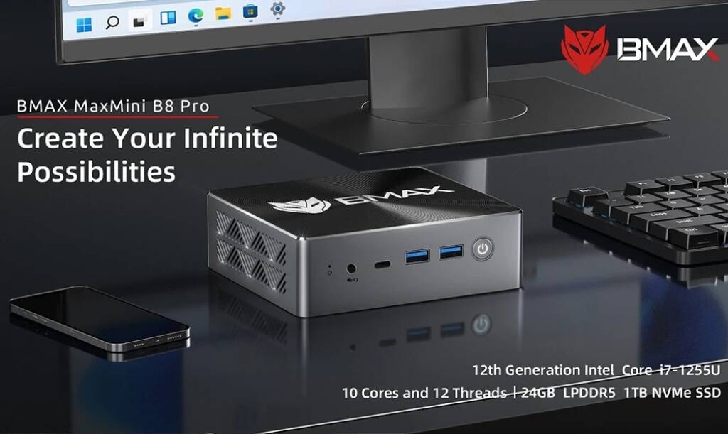 gshopper, coupon, geekbuying, BMAX-B8-Pro-Mini-PC