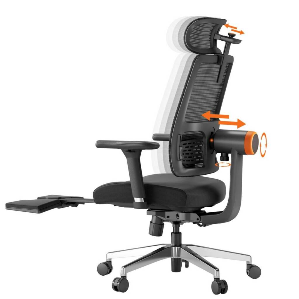 banggood, coupon, geekbuying, NEWTRAL-MagicH-BPro-Ergonomic-Chair-with-Footrest