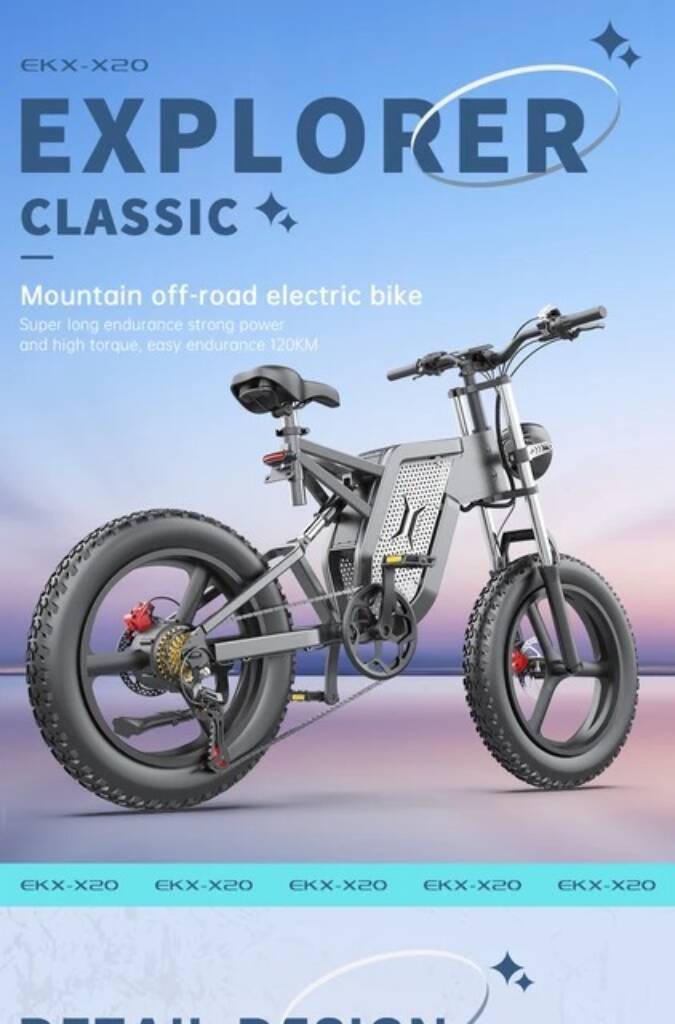 coupon, banggood, EKX X20 Electric Bike