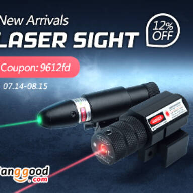 12% OFF Laser Sight & Laser Module Promotion from BANGGOOD TECHNOLOGY CO., LIMITED