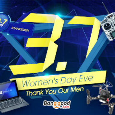 Women’s Day Eve Promotion Sale for Men’s Products from BANGGOOD TECHNOLOGY CO., LIMITED