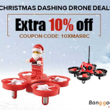 10% OFF Christmas Promotion for RC Dashing Drones from BANGGOOD TECHNOLOGY CO., LIMITED