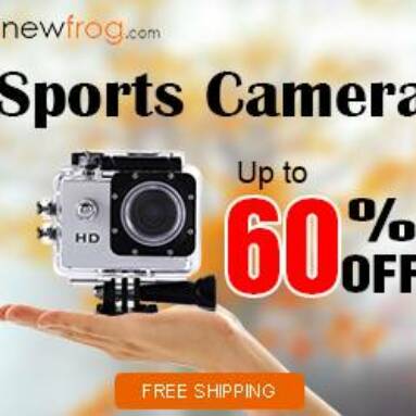 Sports Camera – Up to 60% off@Newfrog.com from Newfrog.com