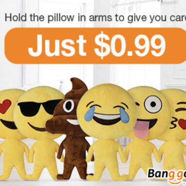 Drop to $0.99 Funny Creative Pillows from BANGGOOD TECHNOLOGY CO., LIMITED