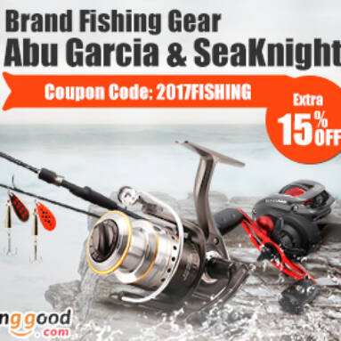 15% OFF for Brand Fishing Gear from BANGGOOD TECHNOLOGY CO., LIMITED