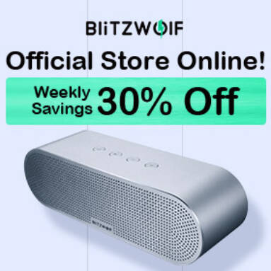 30% OFF Coupon for Blitzwolf Brand Accessories from BANGGOOD TECHNOLOGY CO., LIMITED