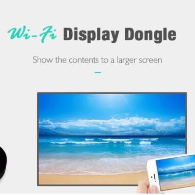 $13 with coupon for 1080P Wireless Display Mirroring Support Google / Netflix / HDMI from GearBest