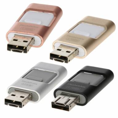 34% Off Only $10.98 for USB Flash Drive 3 in 1 OTG for Android/ios iPhone from Newfrog.com
