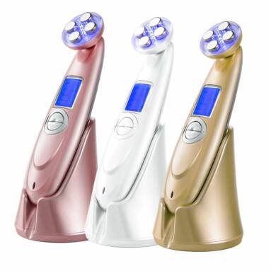 $5 OFF RF Ultrasonic LED Wrinkle Remover Facial Massager from Newfrog.com