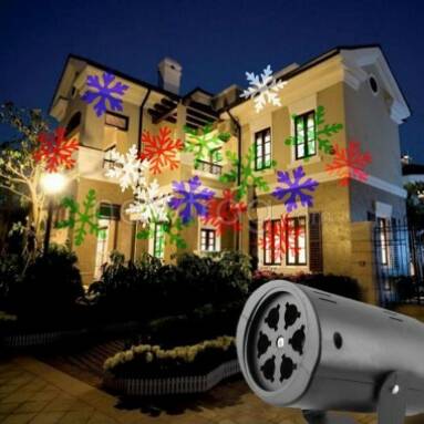 Xmas Moving LED Snowflake Laser Projector-Only $10.69 from Newfrog.com