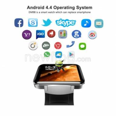 DM98 Smart Watch MTK6572 Dual Core 2.2 Inch-Only US$85.19 from Newfrog.com