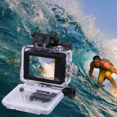HD 4K 12mp Action Video Camera Waterproof, Flash Sale $29.59 from Newfrog.com
