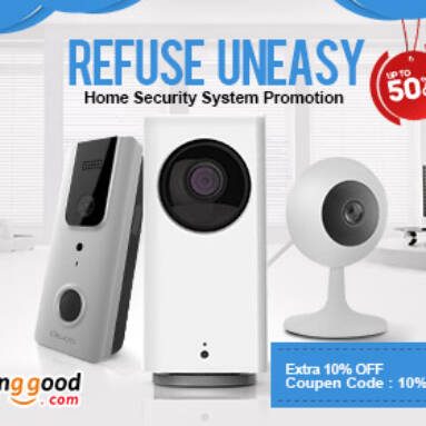 50% OFF Promotion for Home Security System from BANGGOOD TECHNOLOGY CO., LIMITED