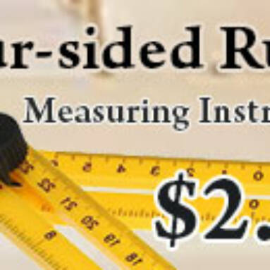 Four-sided Ruler Measuring Instrument, 58% OFF $2.56 Now from Newfrog.com