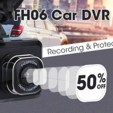FH06 Car DVR Camera, 50% OFF $13.99 from Newfrog.com