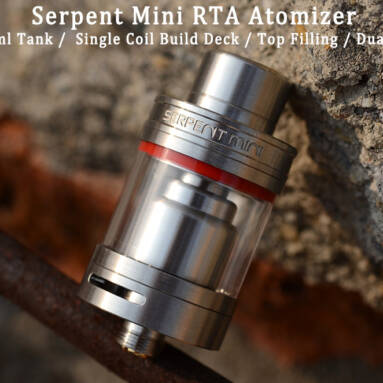 $17.99 COUPON for Original Wotofo Serpent Mini RTA Atomizer from GearBest