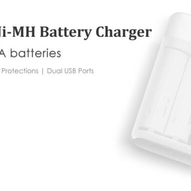 $9.99 FlashSale Coupon for Xiaomi ZI5 AA AAA Ni-MH USB Battery Charger from GearBest
