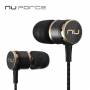 Nuforce NE800M HiFi In-ear Earphones Super Bass  -  BLACK with Mic Song Switch