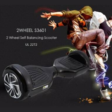 $9.00 off COUPON for 2WHEELS S3601 2 Wheel Self Balancing SCOOTER from GearBest