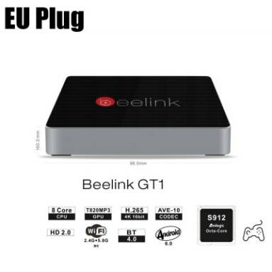 $5 off COUPON for Beelink GT1 TV Box Octa Core Amlogic S912 from Gearbest