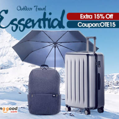 Extra 15% OFF for Outdoor Travel Essential from BANGGOOD TECHNOLOGY CO., LIMITED