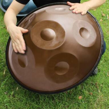 €169 with coupon for 17 Inch Handpan Hand Pan Hand Drum C-Key 6 Notes(A3 C4 D4 E4 F4 G4) Percussion Instrument with Carry Bag （Primary practice use) from EU GER warehouse TOMTOP